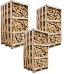 3 Paletten mit 9 Raummetern Brennholz 25 cm